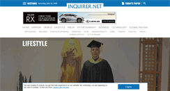 Desktop Screenshot of lifestyle.inquirer.net