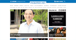 Desktop Screenshot of inquirer.net