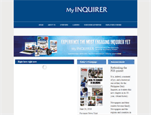 Tablet Screenshot of inquirer.com.ph
