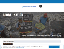Tablet Screenshot of globalnation.inquirer.net